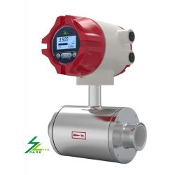 Sanitary electromagnetic flowmeter for food processing