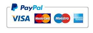 Paiement par Visa, Mastercard, PayPal, Virement bancaire